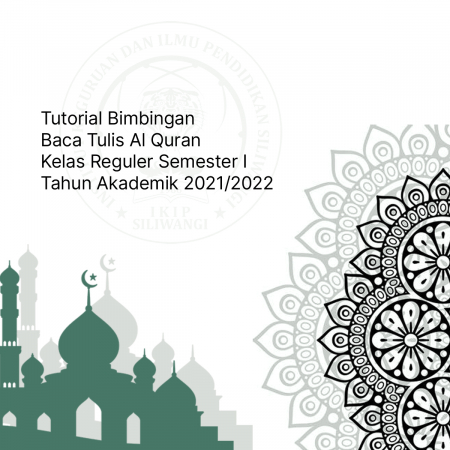Pada Kegiatan Tutorial Bimbingan Baca Tulis Al Quran Kelas Reguler Semester I Tahun Akademik 2021/22